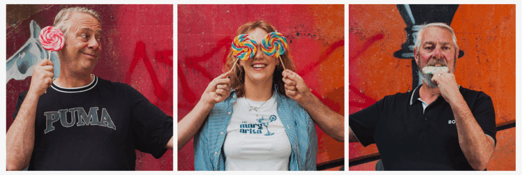 Creatief drieluik van Amstellie Studio – drie beelden die samen één kunstzinnige foto vormen.